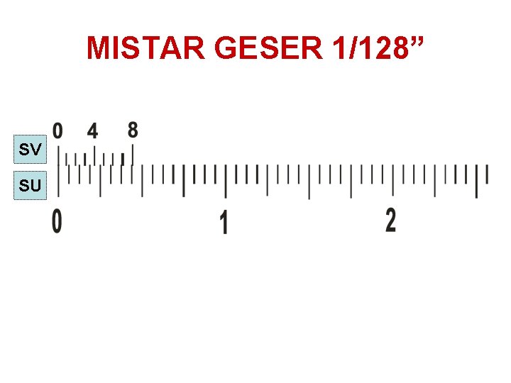 MISTAR GESER 1/128” SV SU 