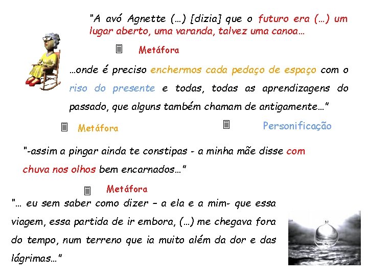 “A avó Agnette (…) [dizia] que o futuro era (…) um lugar aberto, uma