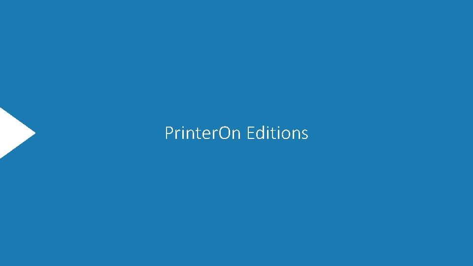 Printer. On Editions 