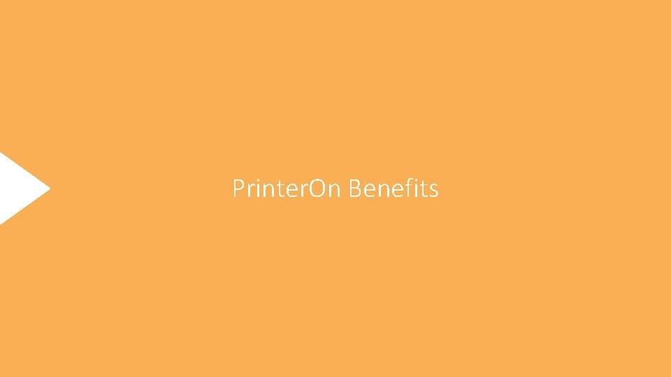 Printer. On Benefits 