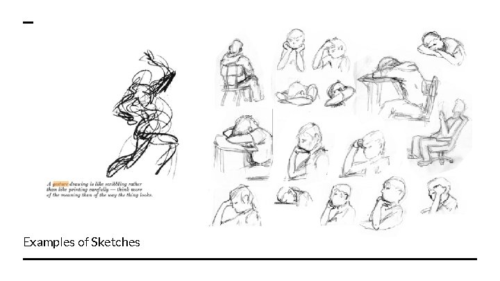 Examples of Sketches 