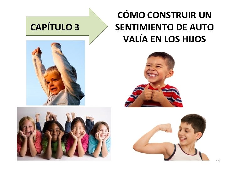 CAPÍTULO 3 CÓMO CONSTRUIR UN SENTIMIENTO DE AUTO VALÍA EN LOS HIJOS 11 