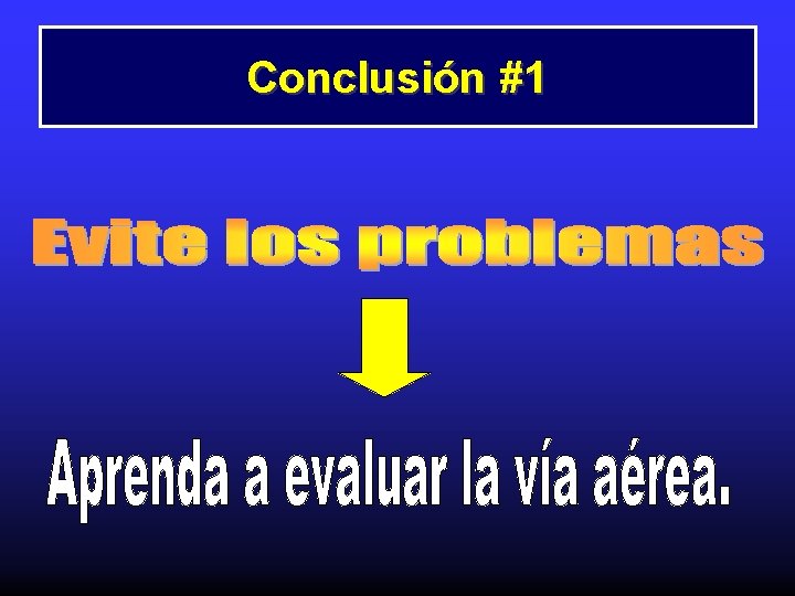 Conclusión #1 