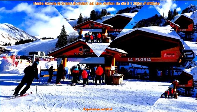 Haute-Savoie le Grand-Bornand est une station de ski à 1 300 m d’altitude diaporamas