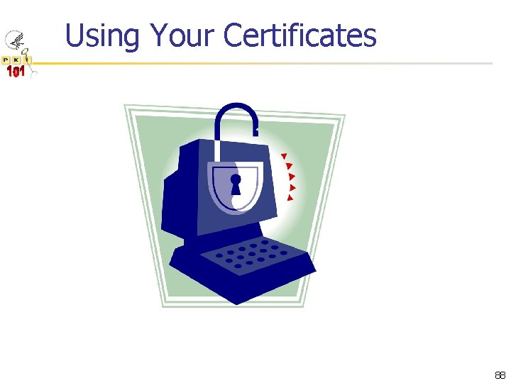 Using Your Certificates 88 