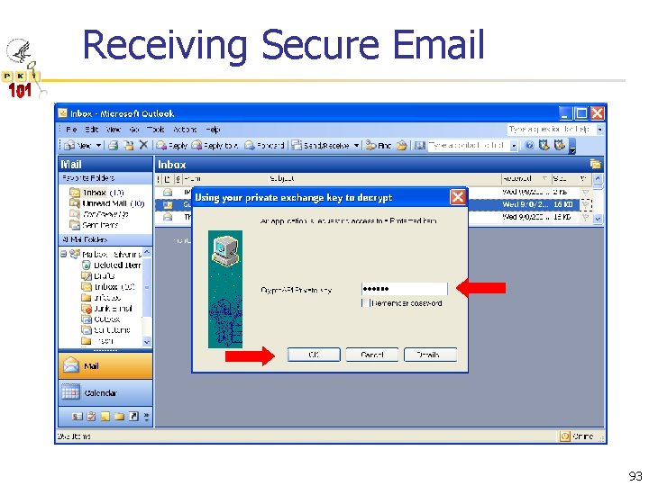Receiving Secure Email 93 