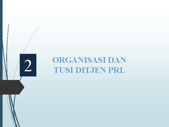 2 ORGANISASI DAN TUSI DITJEN PRL 