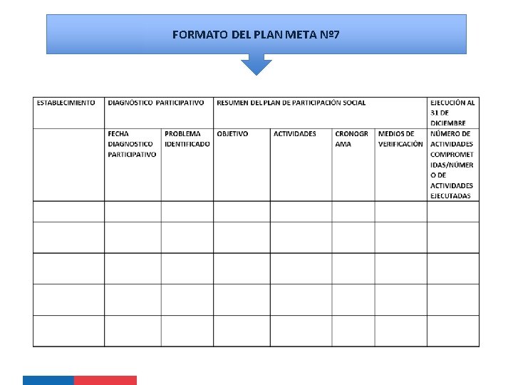 FORMATO DEL PLAN META Nº 7 