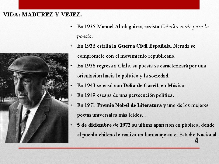 VIDA: MADUREZ Y VEJEZ. • En 1935 Manuel Altolaguirre, revista Caballo verde para la