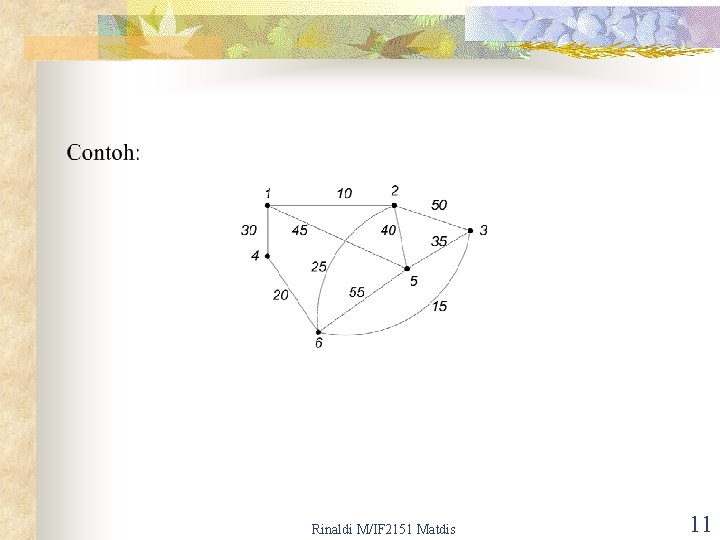 Rinaldi M/IF 2151 Matdis 11 