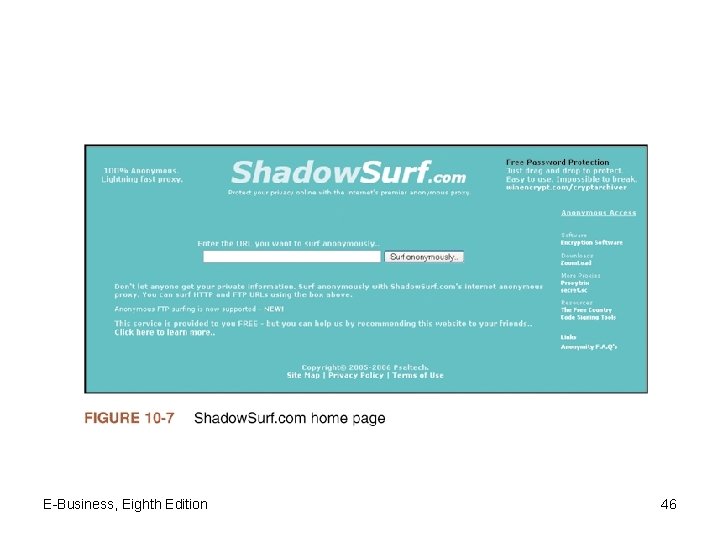 E-Business, Eighth Edition 46 