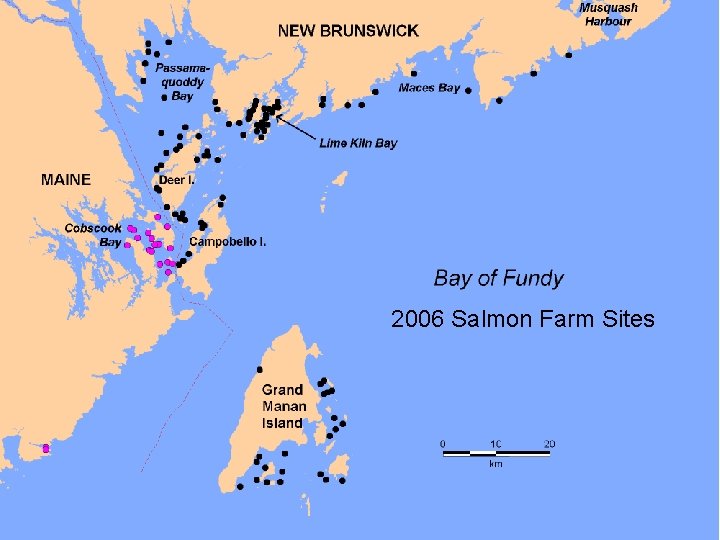 2006 Salmon Farm Sites 