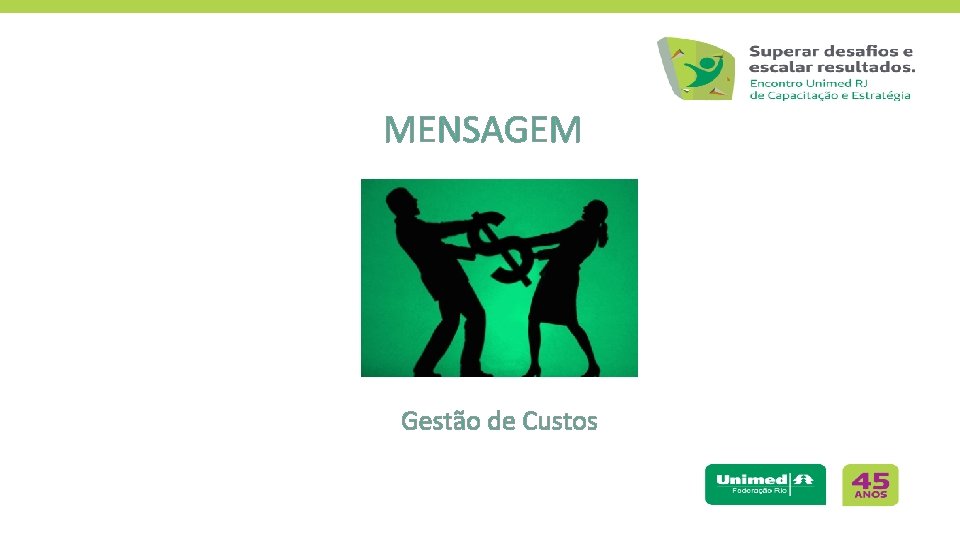 MENSAGEM Gestão de Custos 