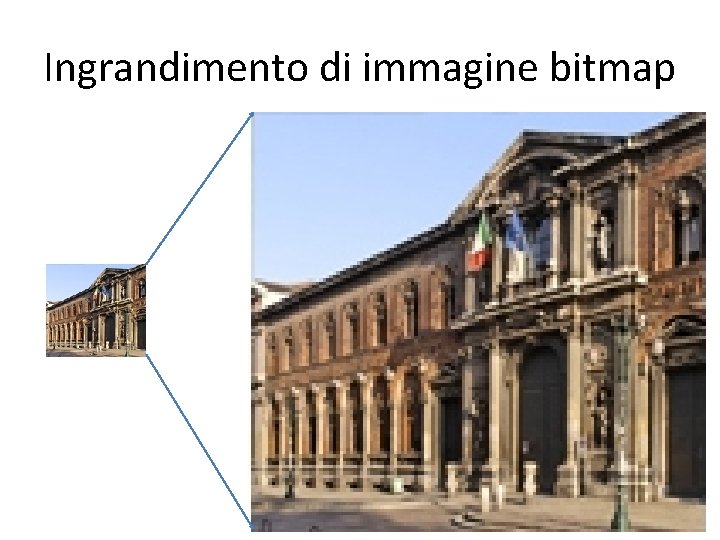 Ingrandimento di immagine bitmap Informatica di base – Linea 1 29 