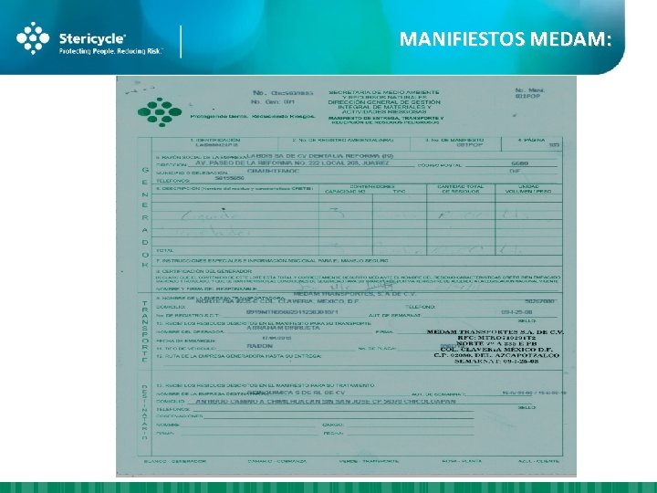 MANIFIESTOS MEDAM: 