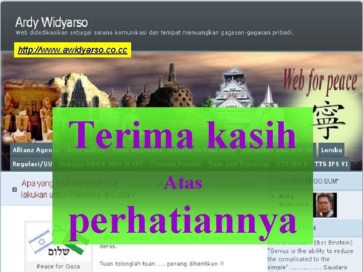 http: //www. awidyarso. cc Terima kasih Atas perhatiannya 