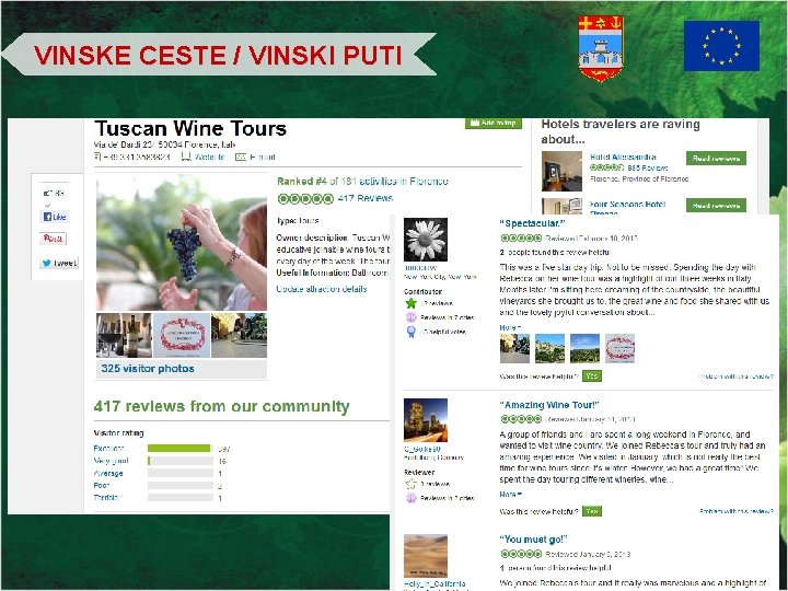 VINSKE CESTE / VINSKI PUTI 