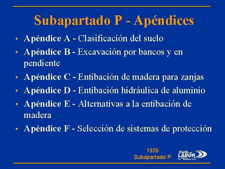 Subapartado P - Apéndices • Apéndice A - Clasificación del suelo • Apéndice B