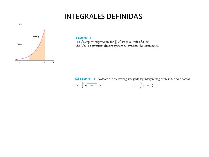 INTEGRALES DEFINIDAS 