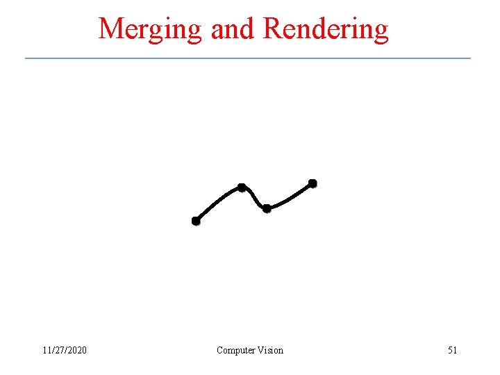 Merging and Rendering 11/27/2020 Computer Vision 51 