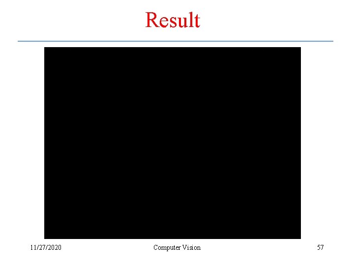 Result 11/27/2020 Computer Vision 57 
