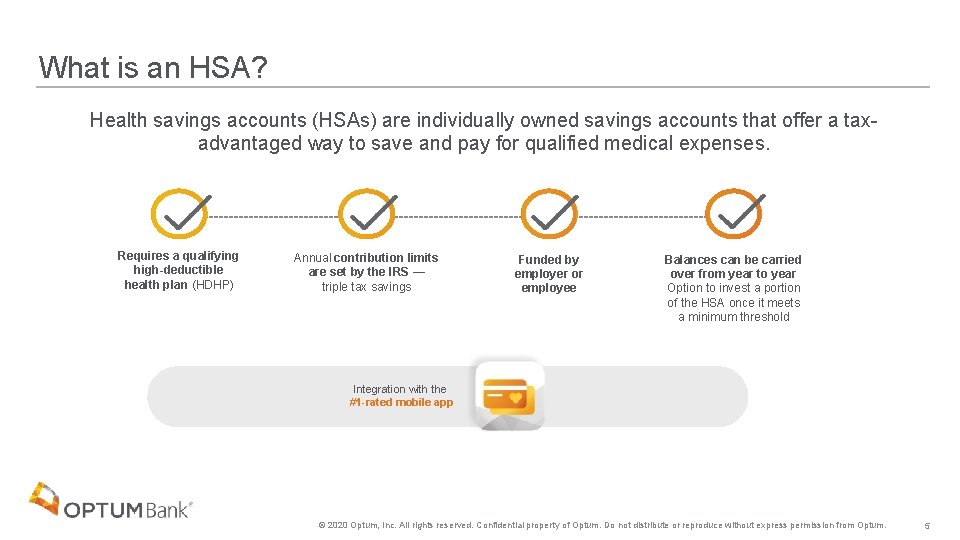 What is an HSA? Health savings accounts (HSAs) are individually owned savings accounts that