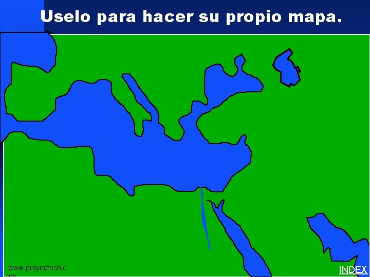 Uselo para hacer su propio mapa. Click to add title Bible Lands Blank Map