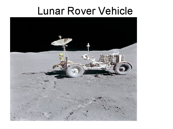 Lunar Rover Vehicle 