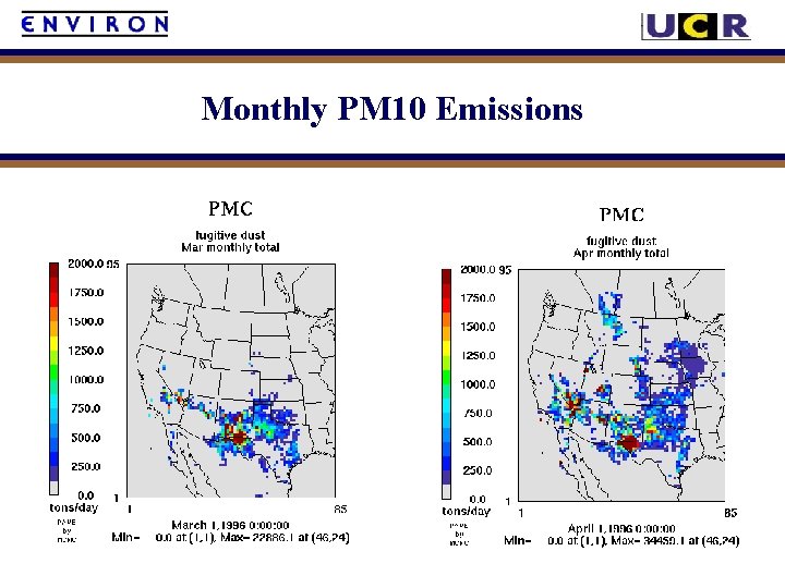 Monthly PM 10 Emissions 