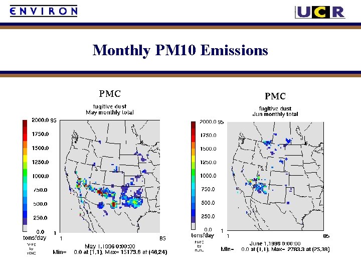Monthly PM 10 Emissions 