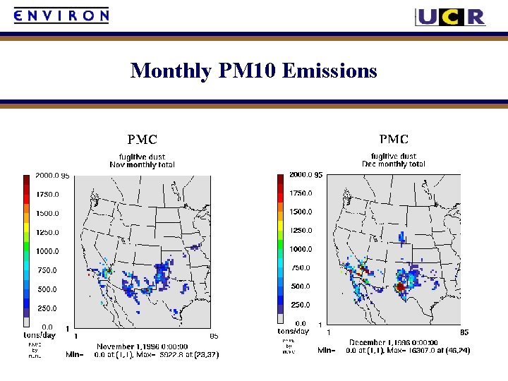 Monthly PM 10 Emissions 