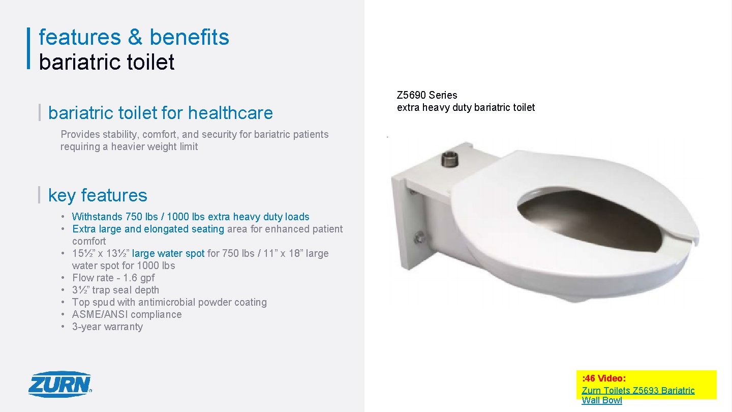 features & benefits bariatric toilet for healthcare Z 5690 Series extra heavy duty bariatric