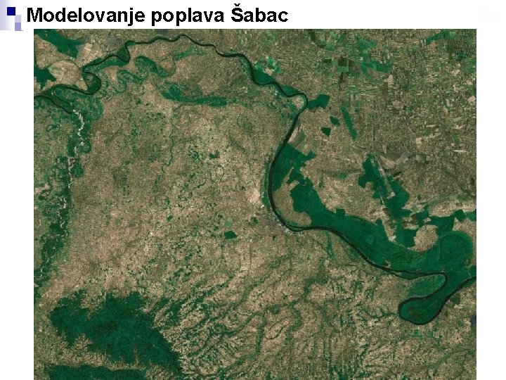 Modelovanje poplava Šabac 