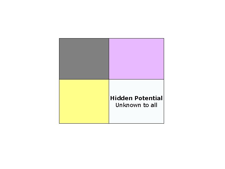 Hidden Potential Unknown to all 