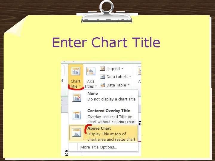 Enter Chart Title 