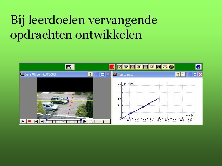 Bij leerdoelen vervangende opdrachten ontwikkelen 