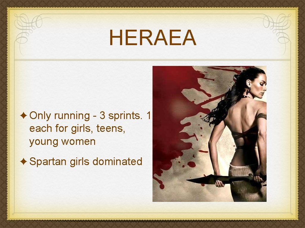 HERAEA ✦ Only running - 3 sprints. 1 each for girls, teens, young women