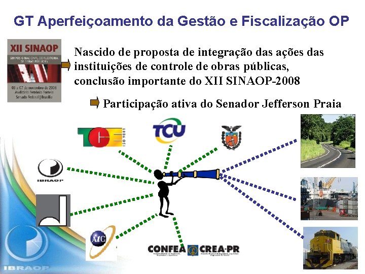 GT Aperfeiçoamento da Gestão e Fiscalização OP Nascido de proposta de integração das ações
