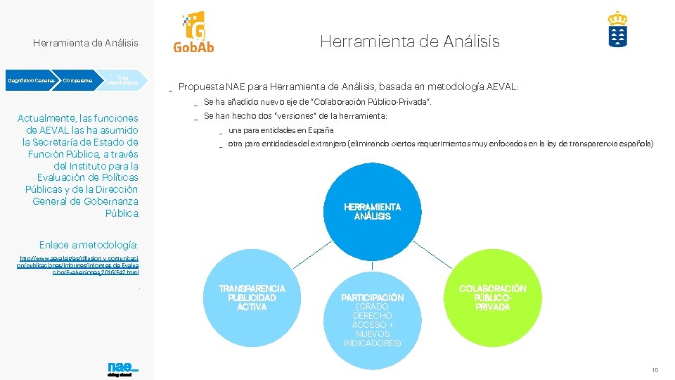 Herramienta de Análisis Diagnóstico Canarias Comparativa Guía Metodológica _ Propuesta NAE para Herramienta de