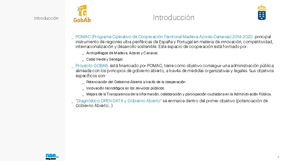 Introducción _ POMAC (Programa Operativo de Cooperación Territorial Madeira-Azores-Canarias) 2014 -2020: principal instrumento de