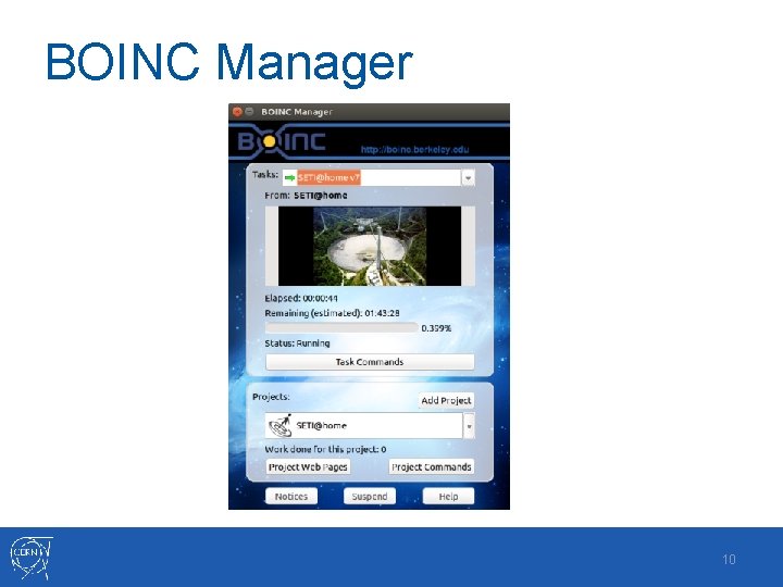 BOINC Manager 10 