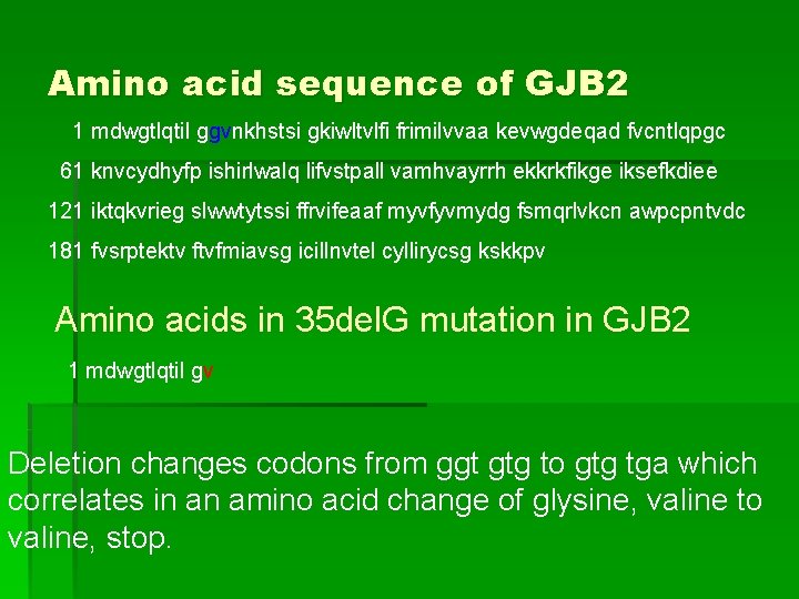 Amino acid sequence of GJB 2 1 mdwgtlqtil ggvnkhstsi gkiwltvlfi frimilvvaa kevwgdeqad fvcntlqpgc 61
