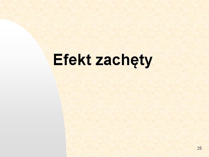 Efekt zachęty 25 