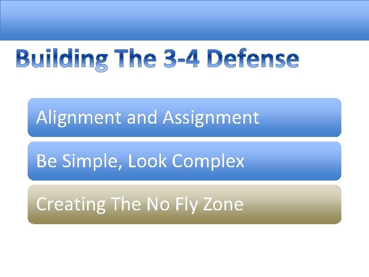 Alignment and Assignment Be Simple, Look Complex Creating The No Fly Zone 