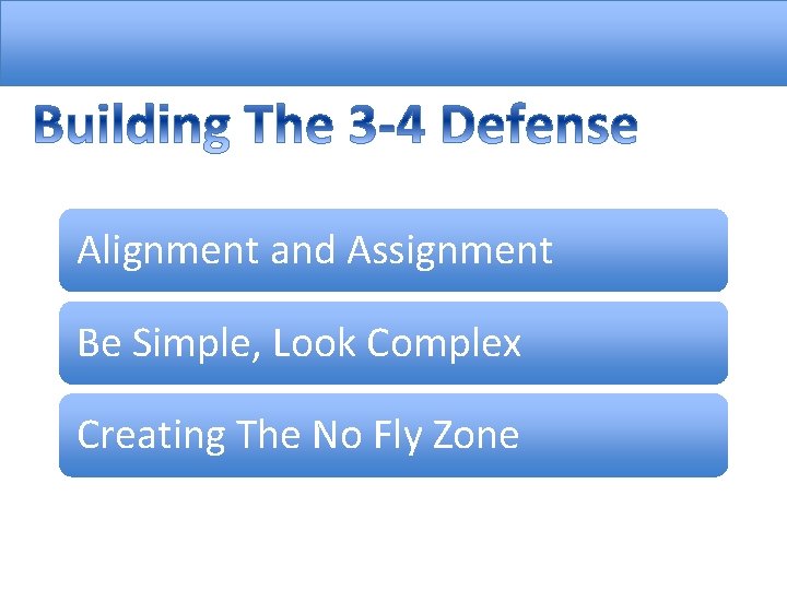 Alignment and Assignment Be Simple, Look Complex Creating The No Fly Zone 