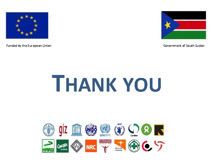  Funded by the European Union Government of South Sudan THANK YOU 