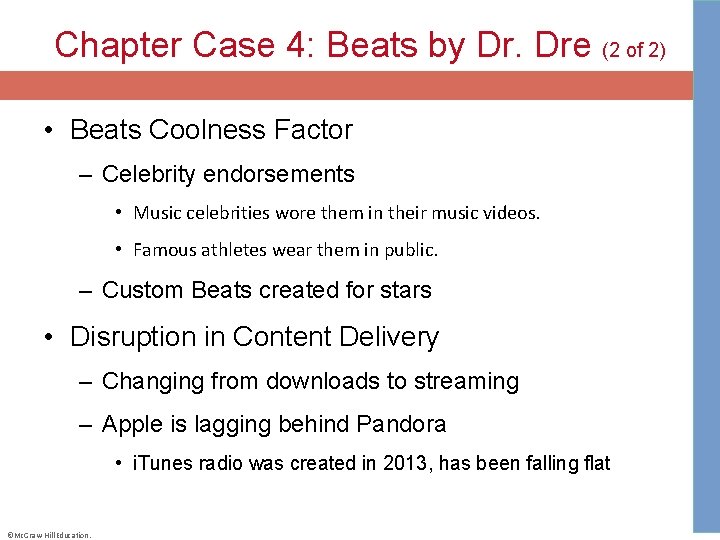 Chapter Case 4: Beats by Dr. Dre (2 of 2) • Beats Coolness Factor