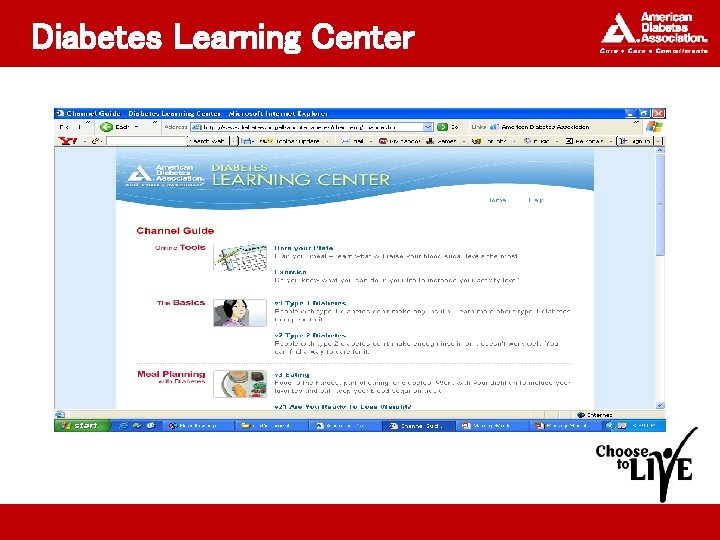 Diabetes Learning Center 