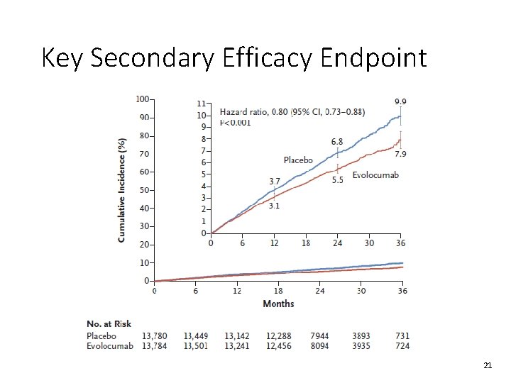 Key Secondary Efficacy Endpoint 21 