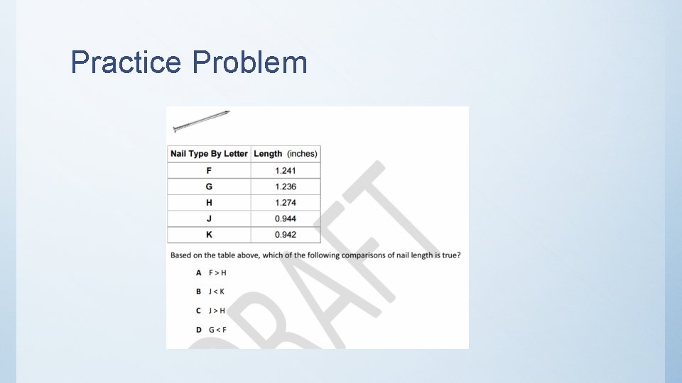 Practice Problem 